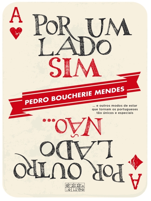 Title details for Por Um Lado Sim, Por Outro Lado Não by Pedro Boucherie Mendes - Available
